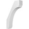 Ekena Millwork 5 1/2-in. W x 18-in. D x 30-in. H Legacy Architectural Grade PVC Knee Brace BRCP055X18X30LEC - alternate 1
